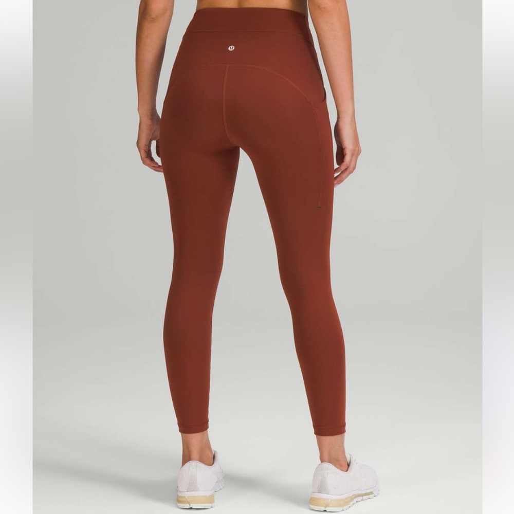 Lululemon / Power Thru High-Rise Tight 25” in Date Brown size 4 Leggings